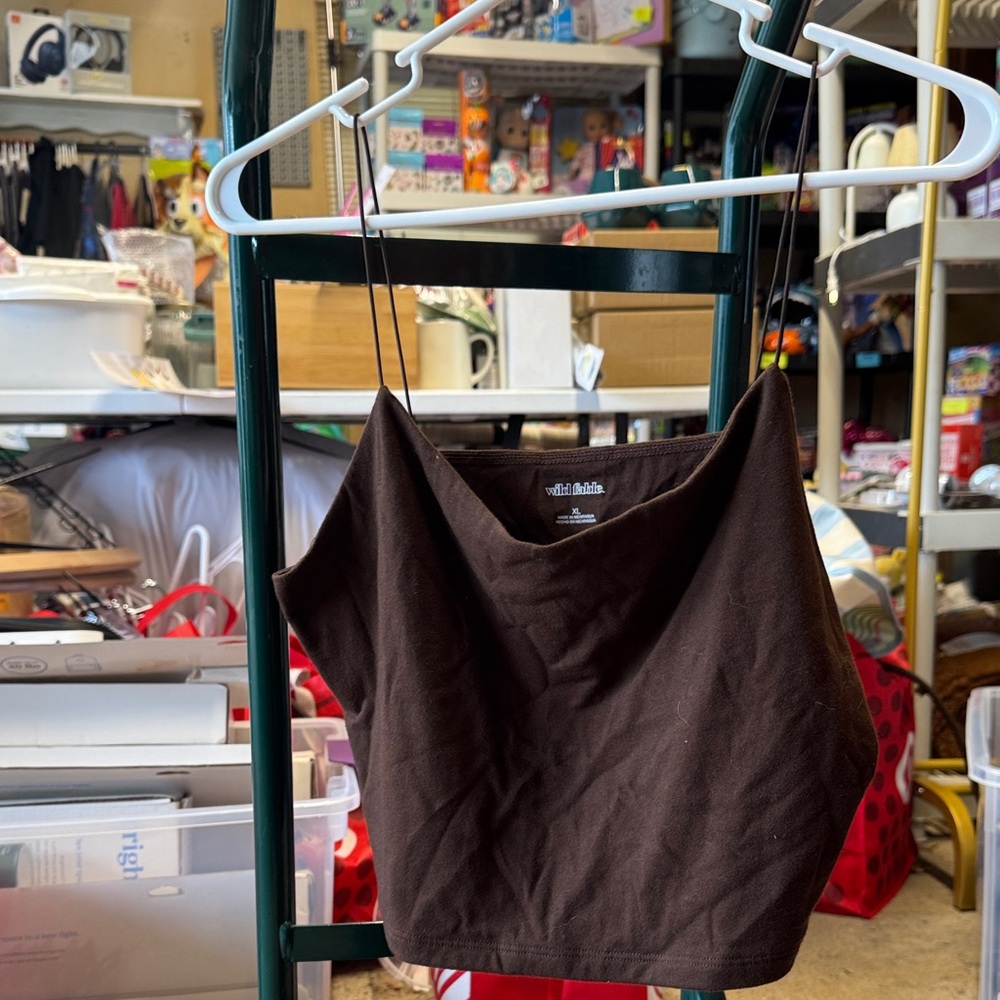 Wild Fable Brown Women's Tank Top